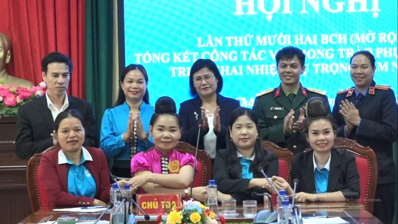 Chủ tịch Hội LHPN tỉnh dự Hội nghị BCH lần thứ mười hai (mở rộng) tổng kết công tác Hội và phong trào Phụ nữ năm 2023, triển khai phương hướng nhiệm vụ công tác trọng tâm năm 2024 tại huyện Yên Châu