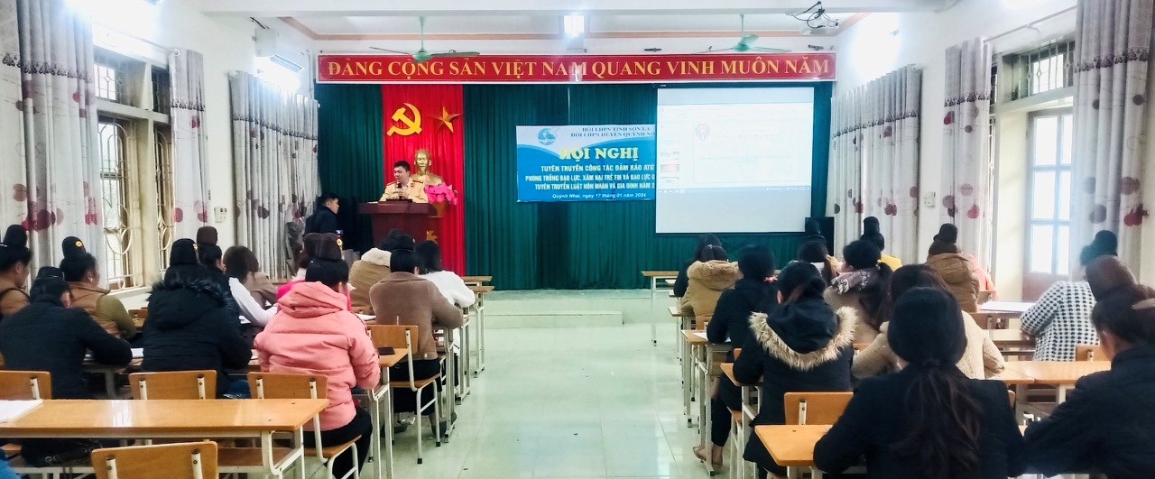 Hội LHPN huyện Quỳnh Nhai tổ chức các Hội nghị tuyên truyền và tổ chức tập huấn “Ứng dụng công nghệ thông tin trong thực hiện nhiệm vụ công tác Hội” năm 2024