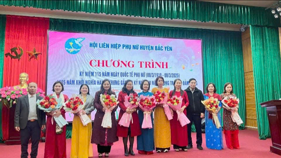 HỘI LHPN HUYỆN BẮC YÊN TỔ CHỨC CHƯƠNG TRÌNH KỶ NIỆM 115 NĂM NGÀY QUỐC TẾ PHỤ NỮ 8/3
