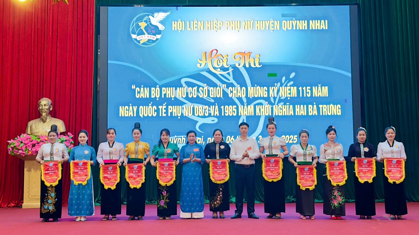 Quỳnh Nhai sôi nổi hội thi “Cán bộ Phụ nữ cơ sở giỏi” năm 2025