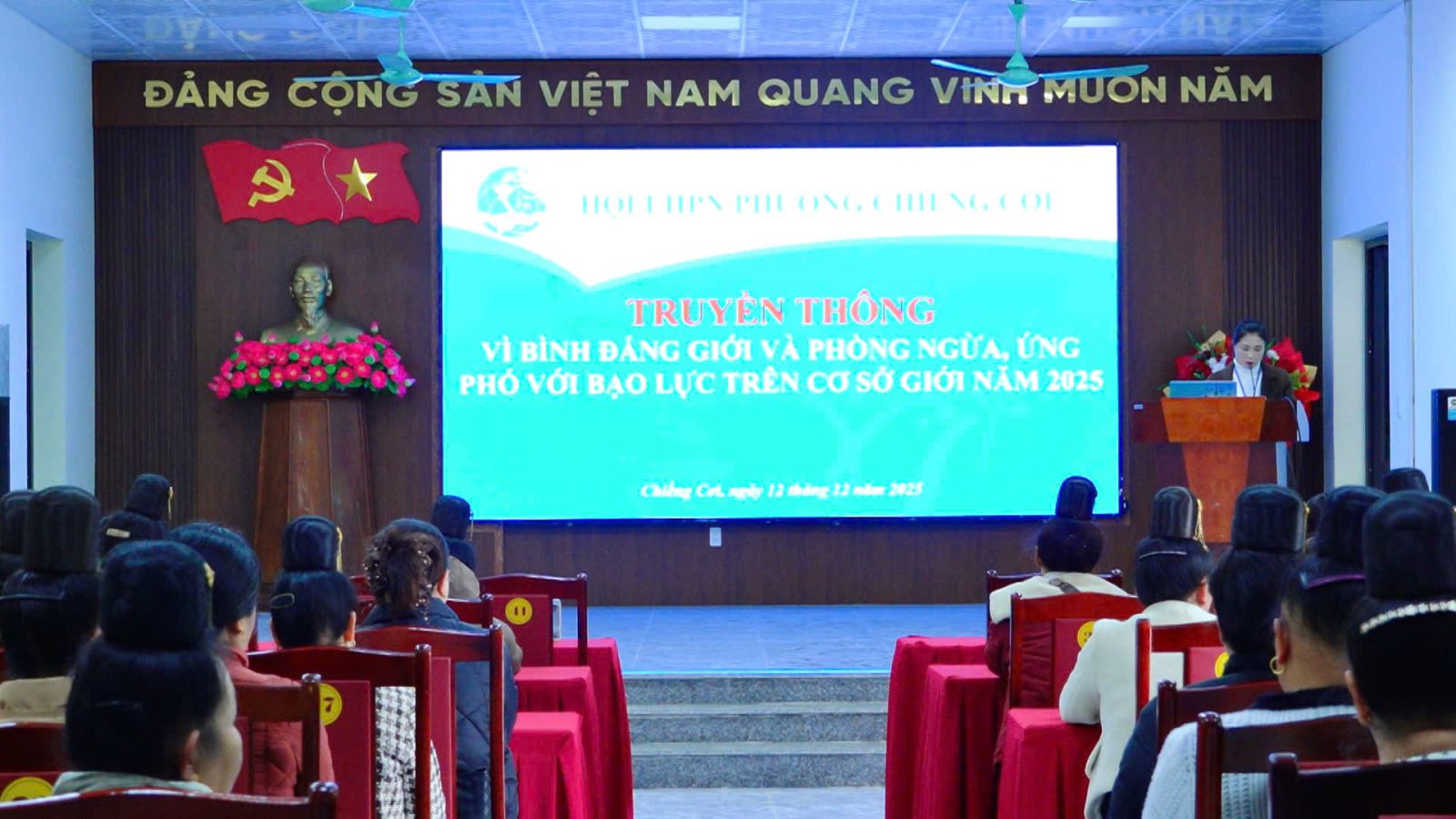 Hội Liên hiệp phụ nữ phường Chiềng Cơi “Tuyên truyền vì bình đẳng giới và phòng ngừa, ứng phó với bạo lực trên cơ sở giới năm 2025”